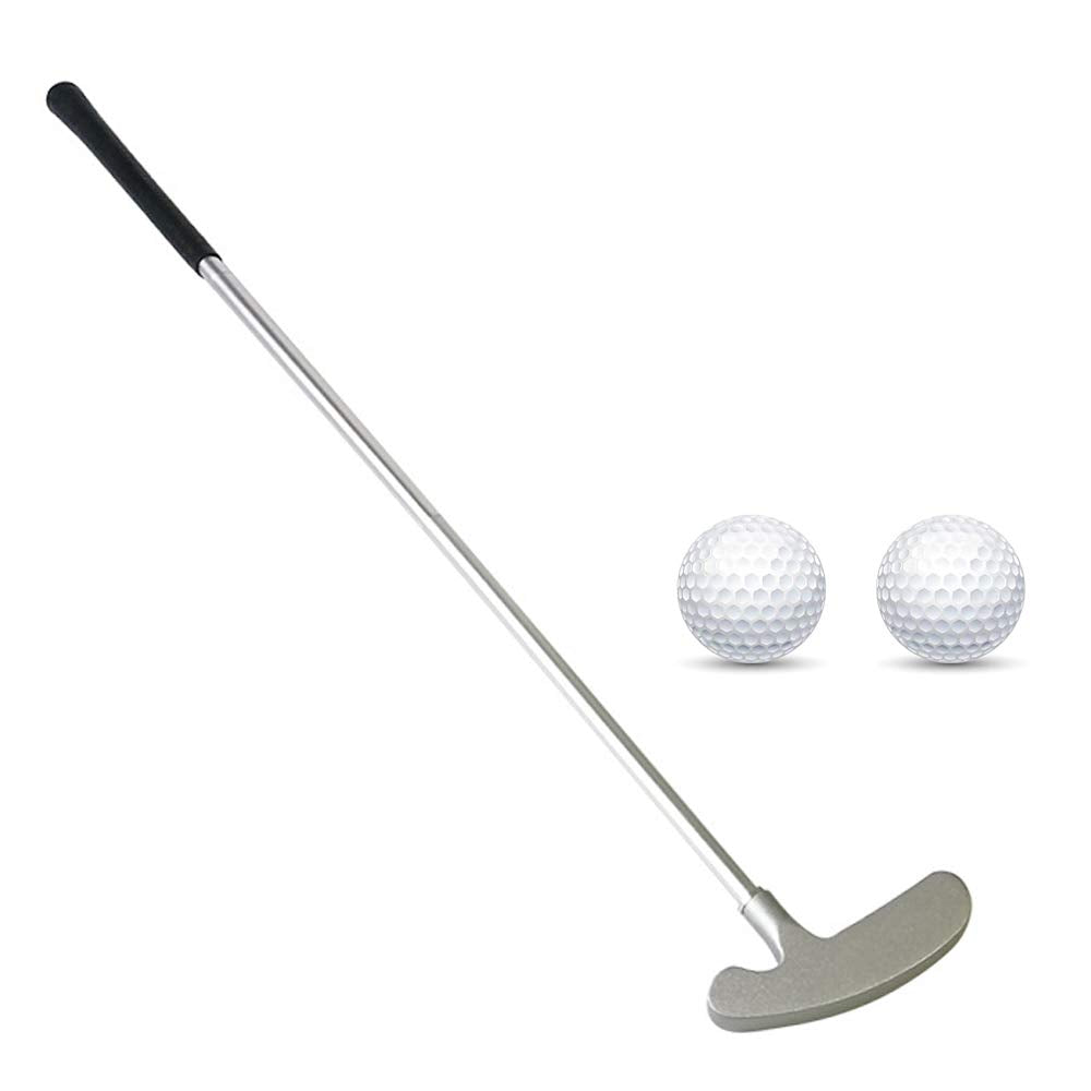 Two Ways Golf Putter with 2 Practice Golf Balls E523266