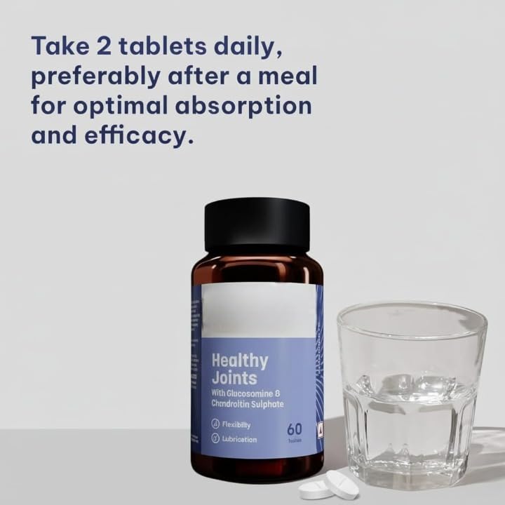 Glucosamine Chondroitin Calcium Vitamin D3 Joint Support Tablets H2402