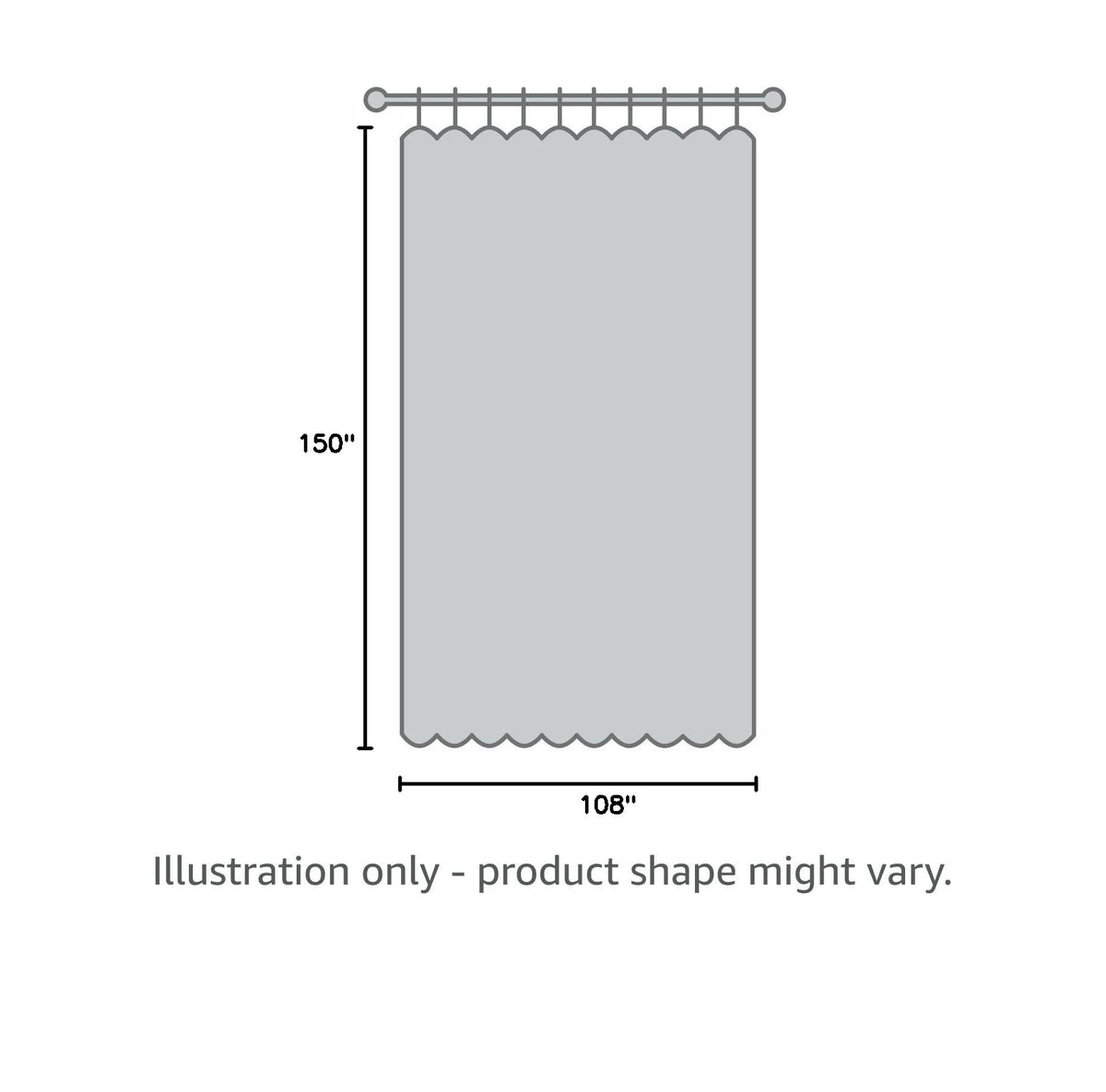 Extra Wide Room Divider Curtain H44990