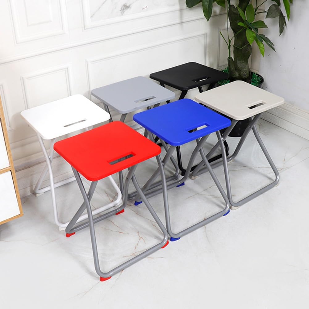 Folding Stool with Handle and Safety Lock, 18 inch 220 lbs Capacity L3279