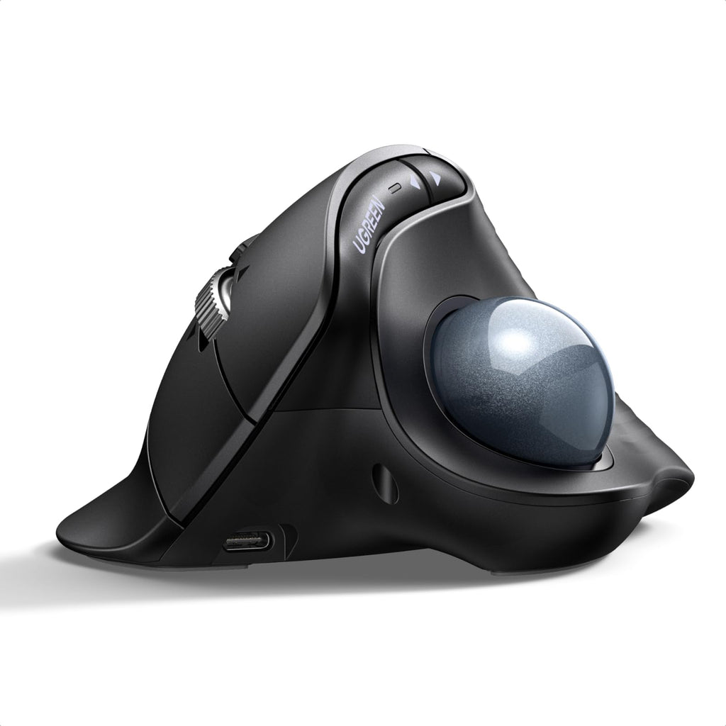 Wireless Trackball Mouse, Bluetooth & 2.4G, Thumb Control R19951