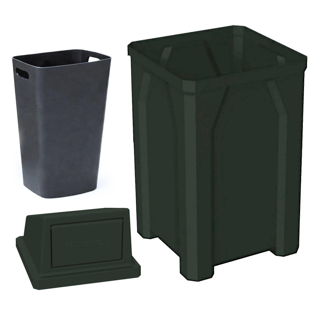 32 Gallon Outdoor Trash Can with Lid G8539