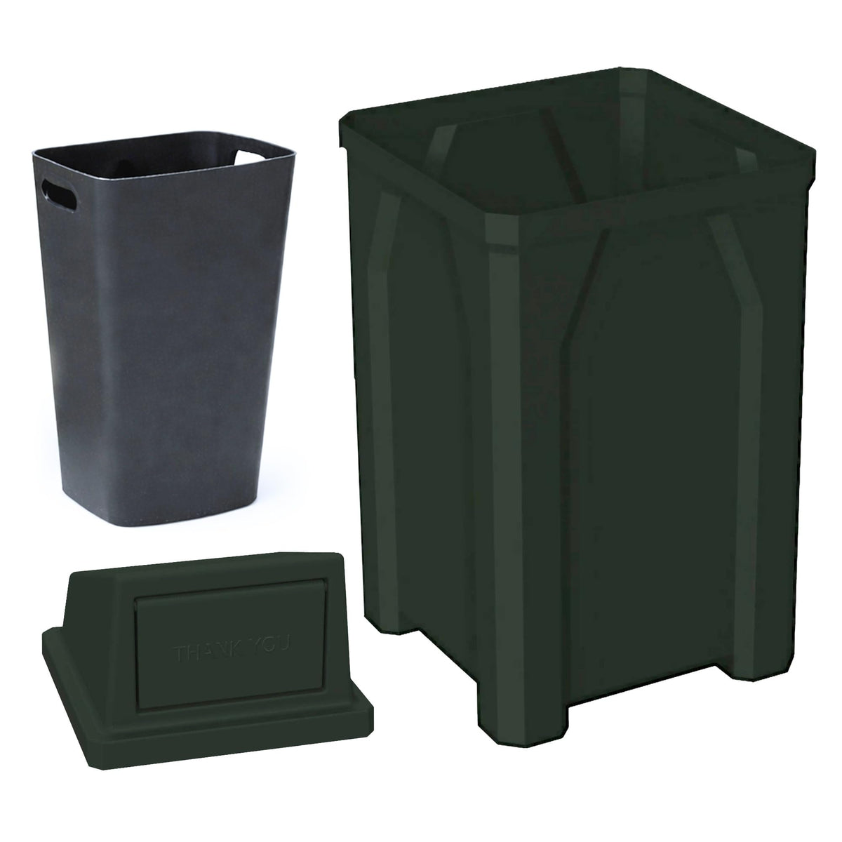 32 Gallon Outdoor Trash Can with Lid G8539