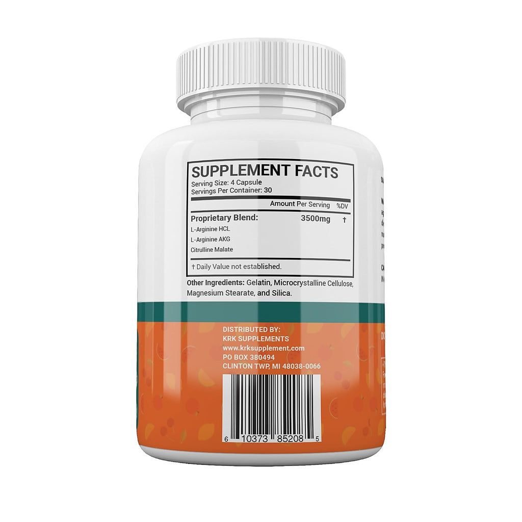 Nitric Oxide Complex 3500mg 240 Capsules H80602