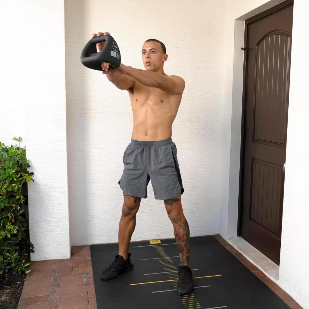 3-in-1 Kettlebell, Dumbbell and Push Up Bar Workout Equipment J5216