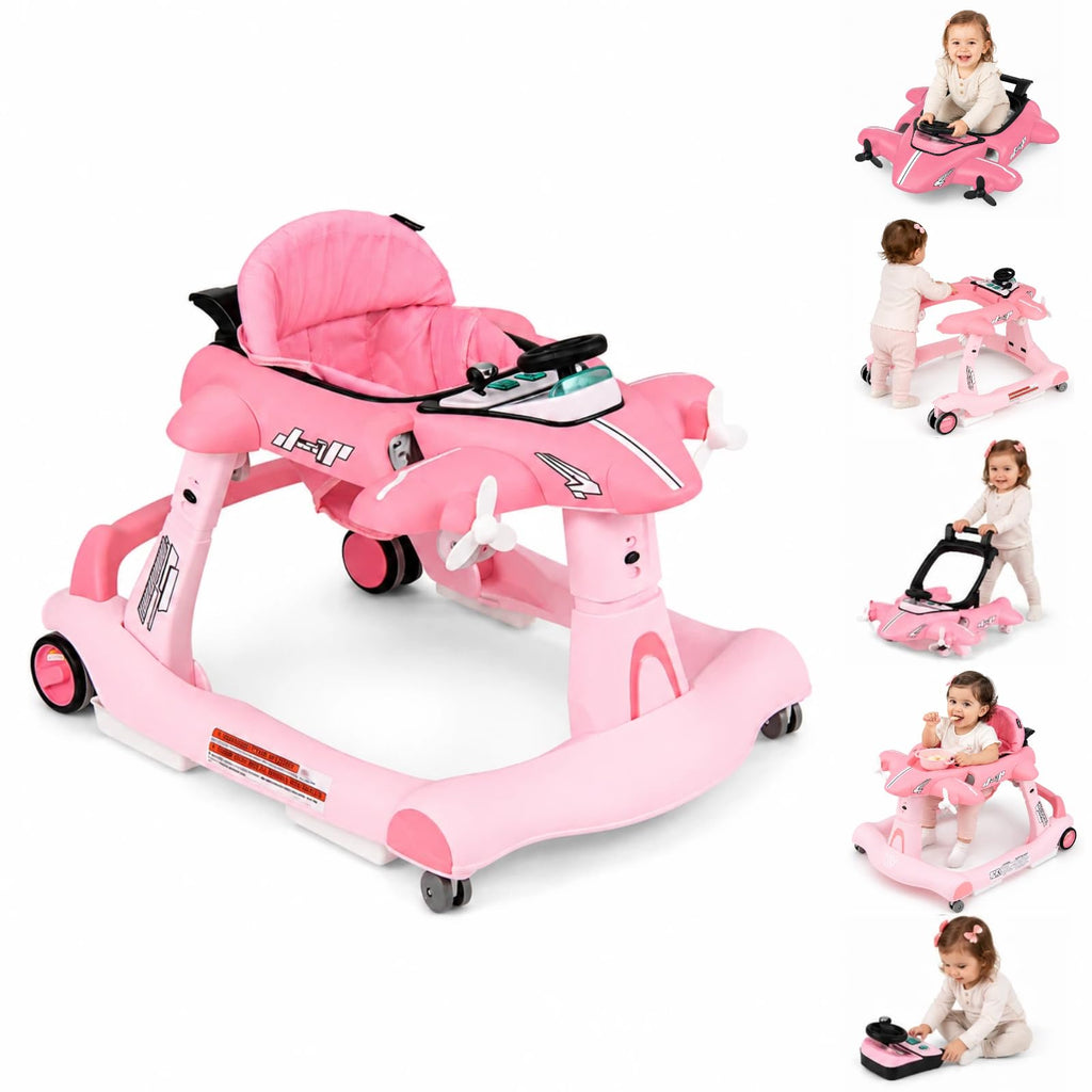 6 in 1 Foldable Baby Walker with Wheels I875353