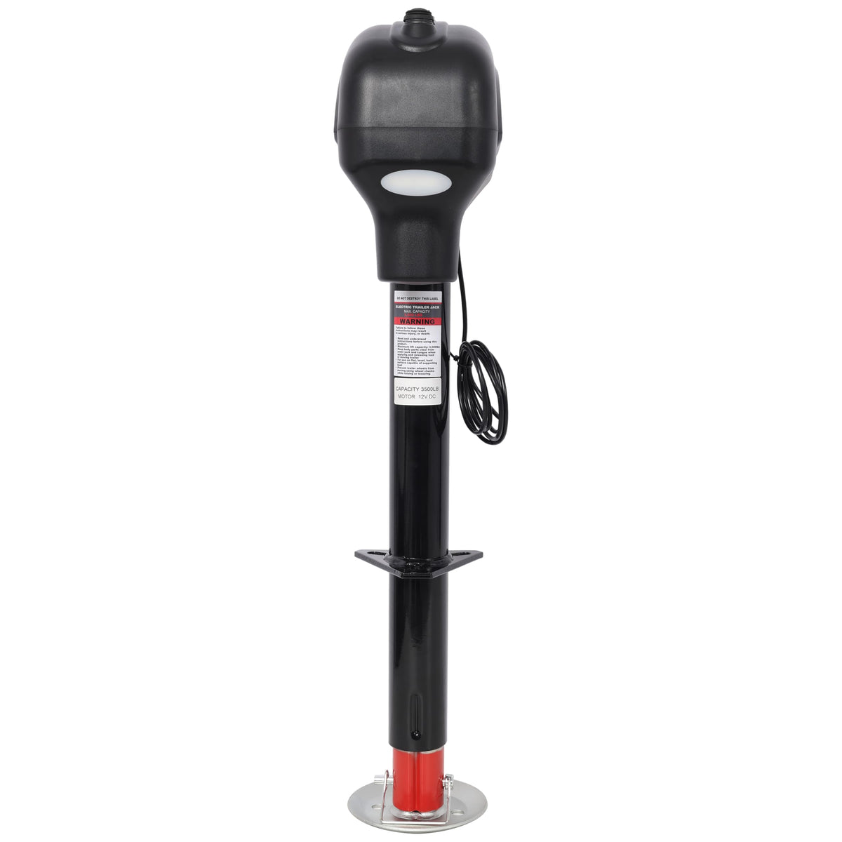 3500LBS Electric Tongue Jack with LED Work Light U4611