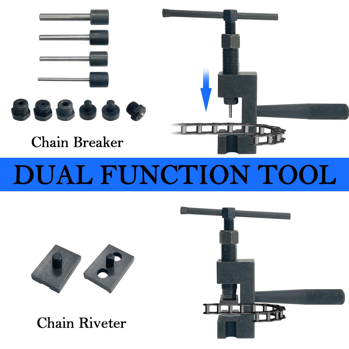 16-Piece Motorcycle Chain Breaker Set W107