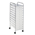 10 Drawer Rolling Craft Cart T76927