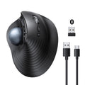 Wireless Trackball Mouse, Bluetooth & 2.4G, Thumb Control R19951