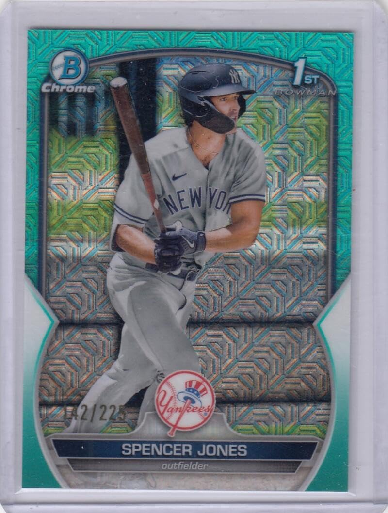 2023 Bowman Chrome Mega Box Prospects Mojo Refractor Aqua Baseball Trading Card A594969