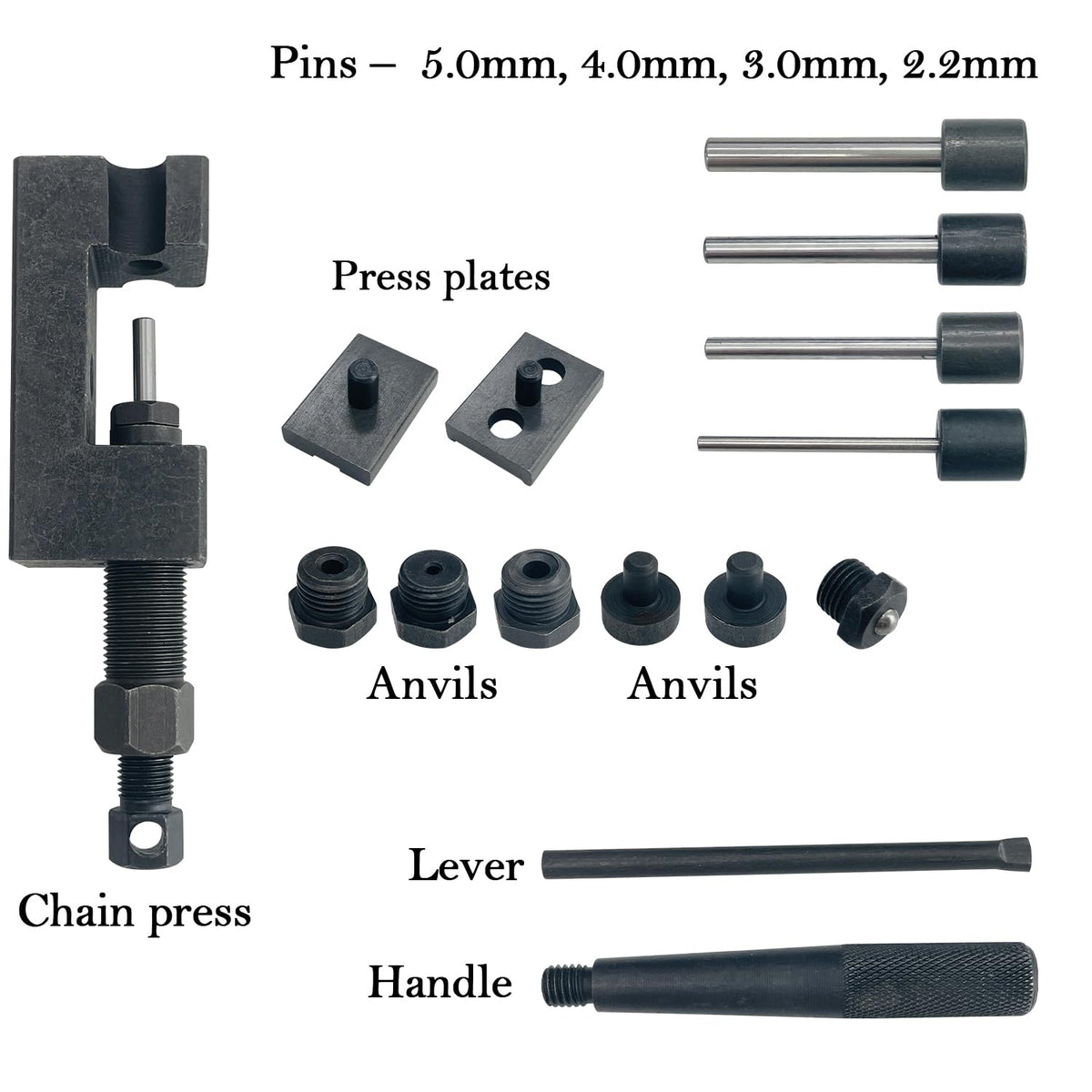 16-Piece Motorcycle Chain Breaker Set W107