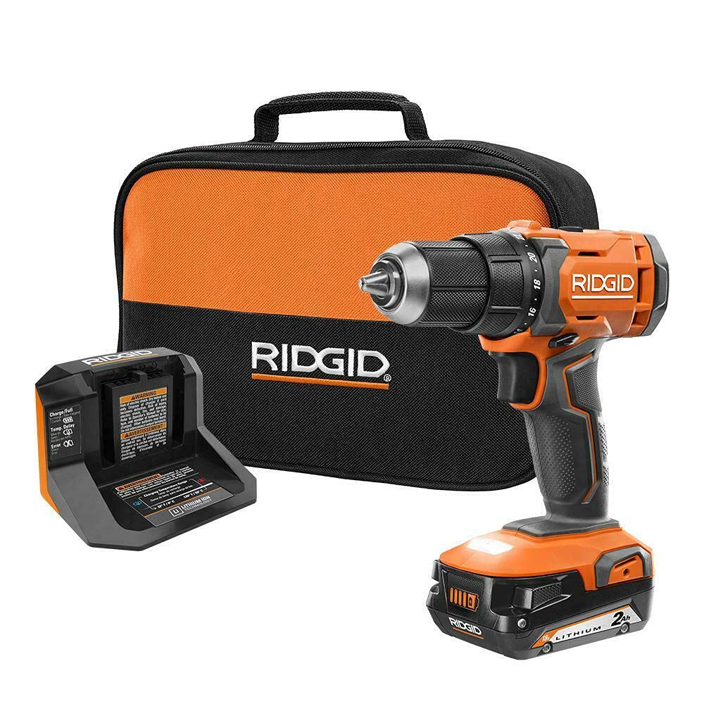 18V Cordless 1/2 in. Drill/Driver Kit with Battery and Charger Y234321