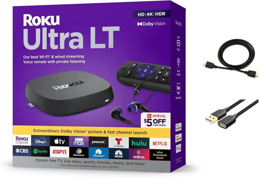4K Streaming Device with Voice Remote and HDMI Cable D8114