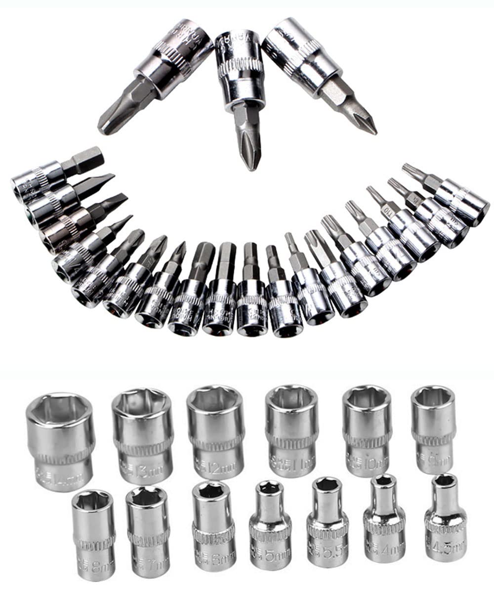 1/4 in. Drive Ratchet Socket Wrench Set P9607