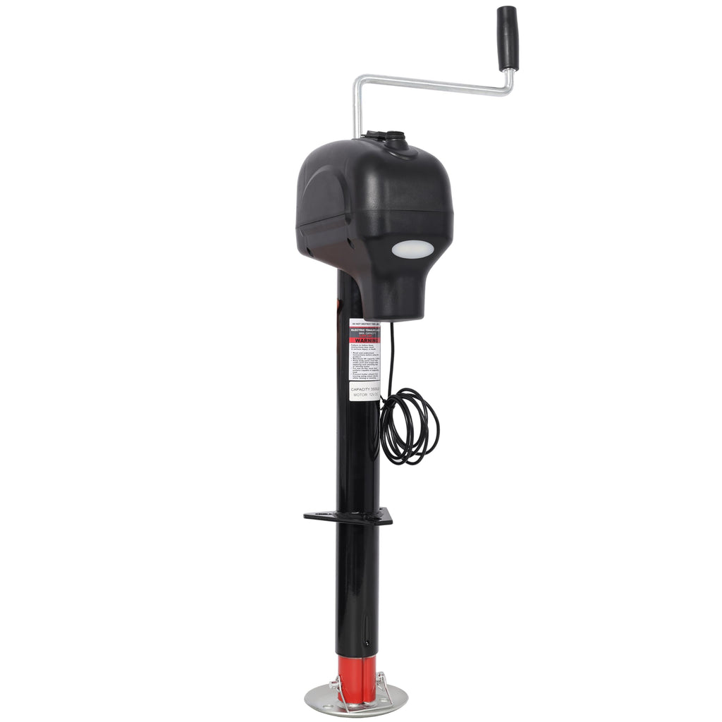 3500LBS Electric Tongue Jack with LED Work Light U4611