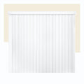 Vertical Blinds Oxford White Vinyl 78" W x 84" H Z360