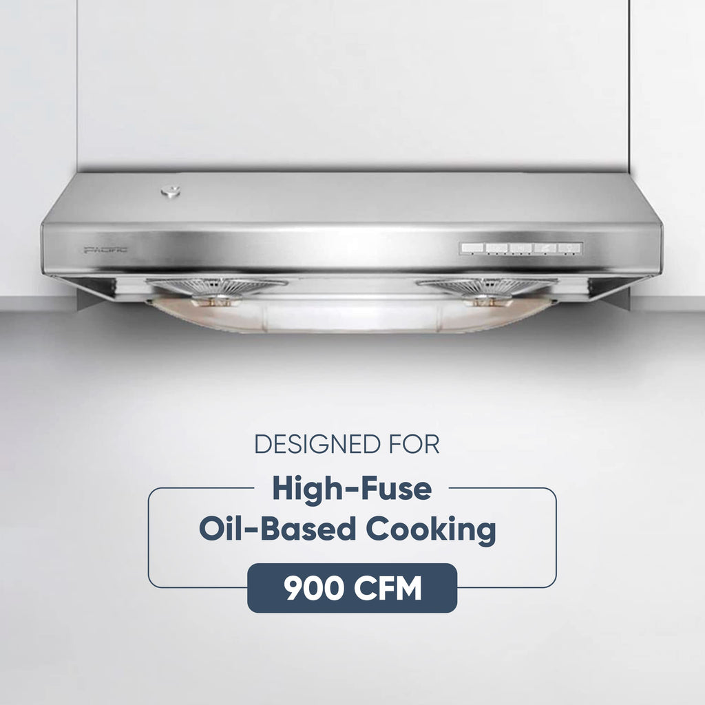 30 Inch 900 CFM Stainless Steel Under Cabinet Range Hood A40937
