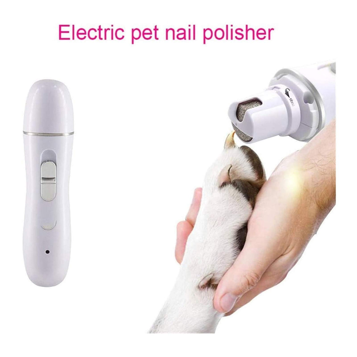 Dog Nail Grinder 2-Speed Electric Rechargeable Pet Claw Trimmer N917820