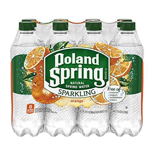 Sparkling Spring Water Mandarin Orange 16.9 Fl Oz 8 Count Y276