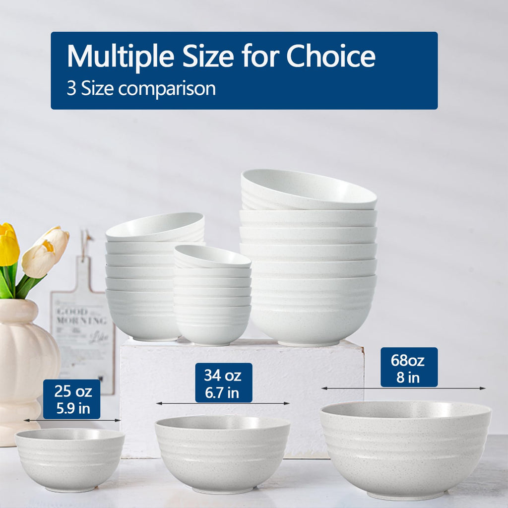 34 Oz BPA-Free Soup Bowls Set of 6 P440645
