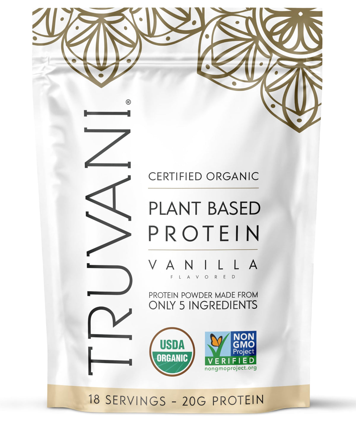 Organic Plant Based Protein Powder Vanilla 18 Servings O22411
