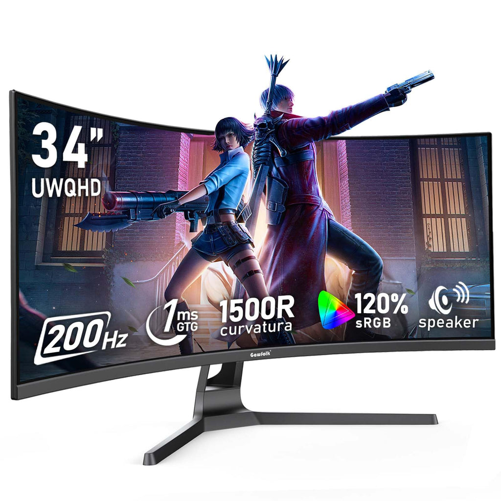 34 Inch Ultrawide Curved 200Hz Gaming Monitor R8665
