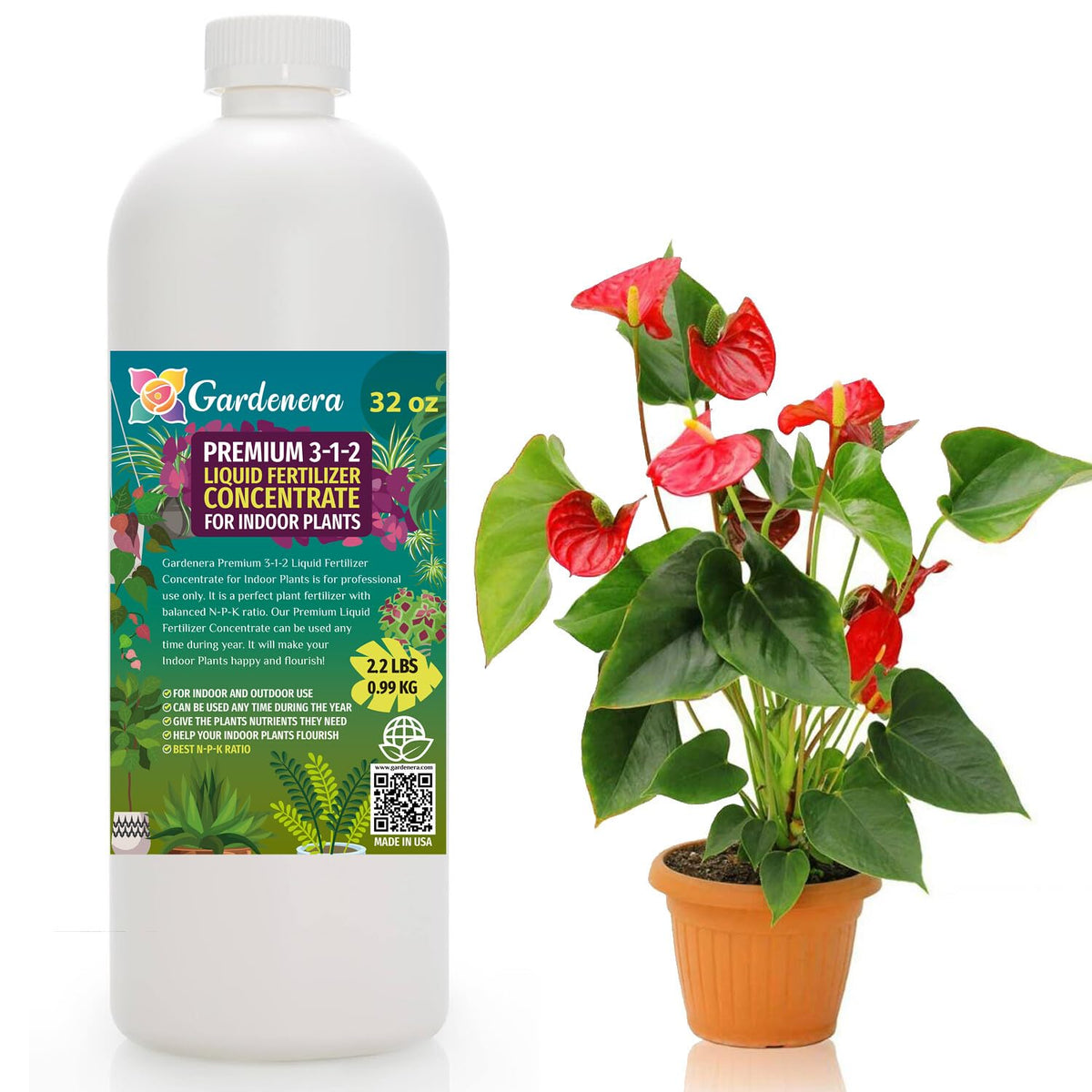 3-1-2 All-Purpose Liquid Fertilizer Concentrate 32 OZ U764