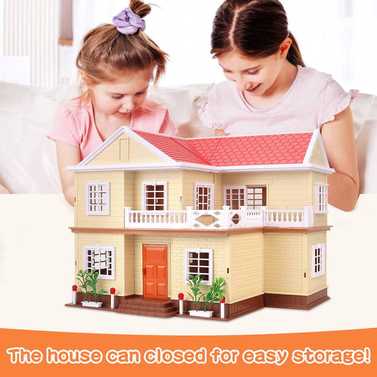 Cozy Cabin Doll House Playset Q954