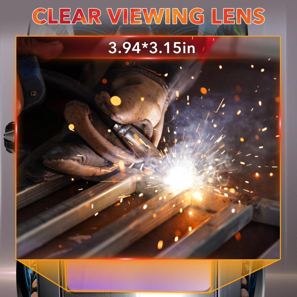 Auto Darkening Welding Helmet with Light T2044
