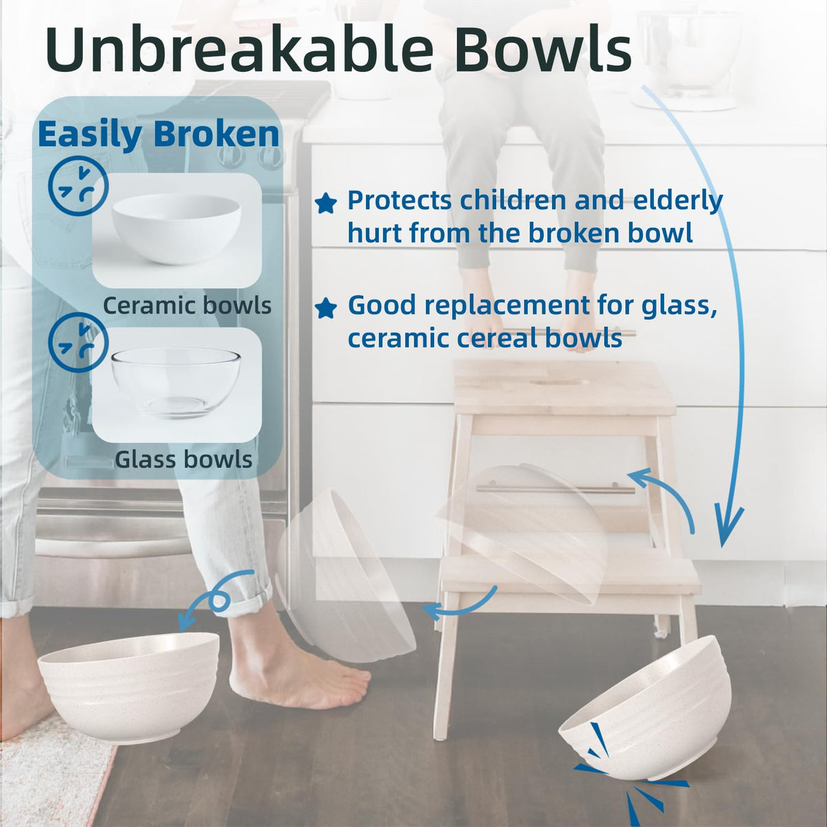 34 Oz BPA-Free Soup Bowls Set of 6 P440645