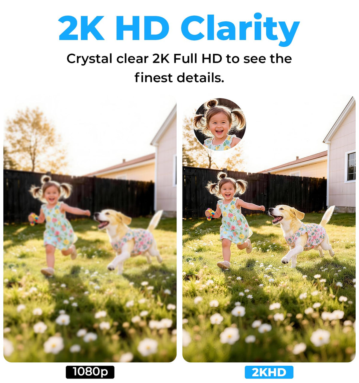 2K 5GHz & 2.4GHz WiFi Light Bulb Security Camera 360° PTZ C63448