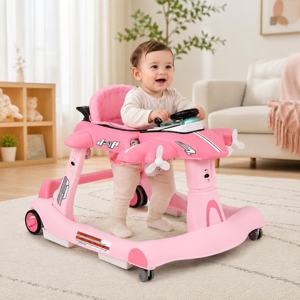 6 in 1 Foldable Baby Walker with Wheels I875353