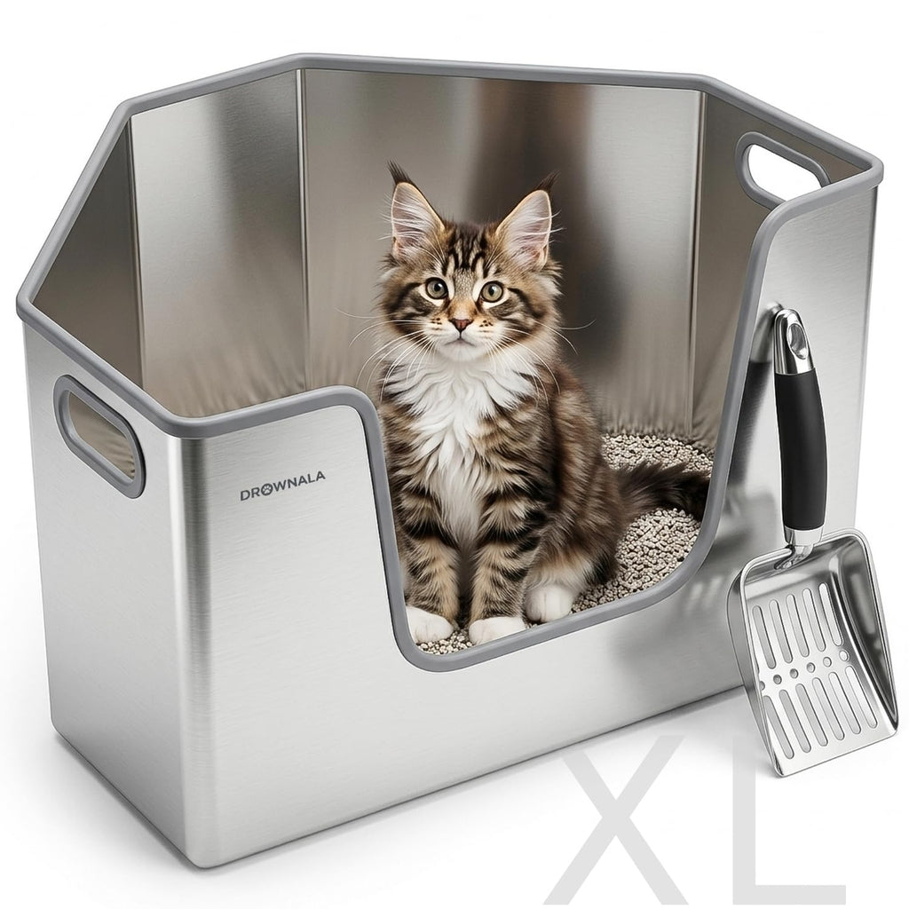 Stainless Steel Cat Litter Box D7135