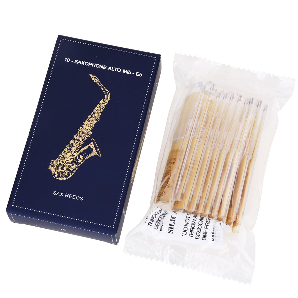 Alto Saxophone Reeds Strength 2.5 Natural Cane 10-Pack B202