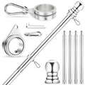 5 FT Stainless Steel Tangle Free Flag Pole D403