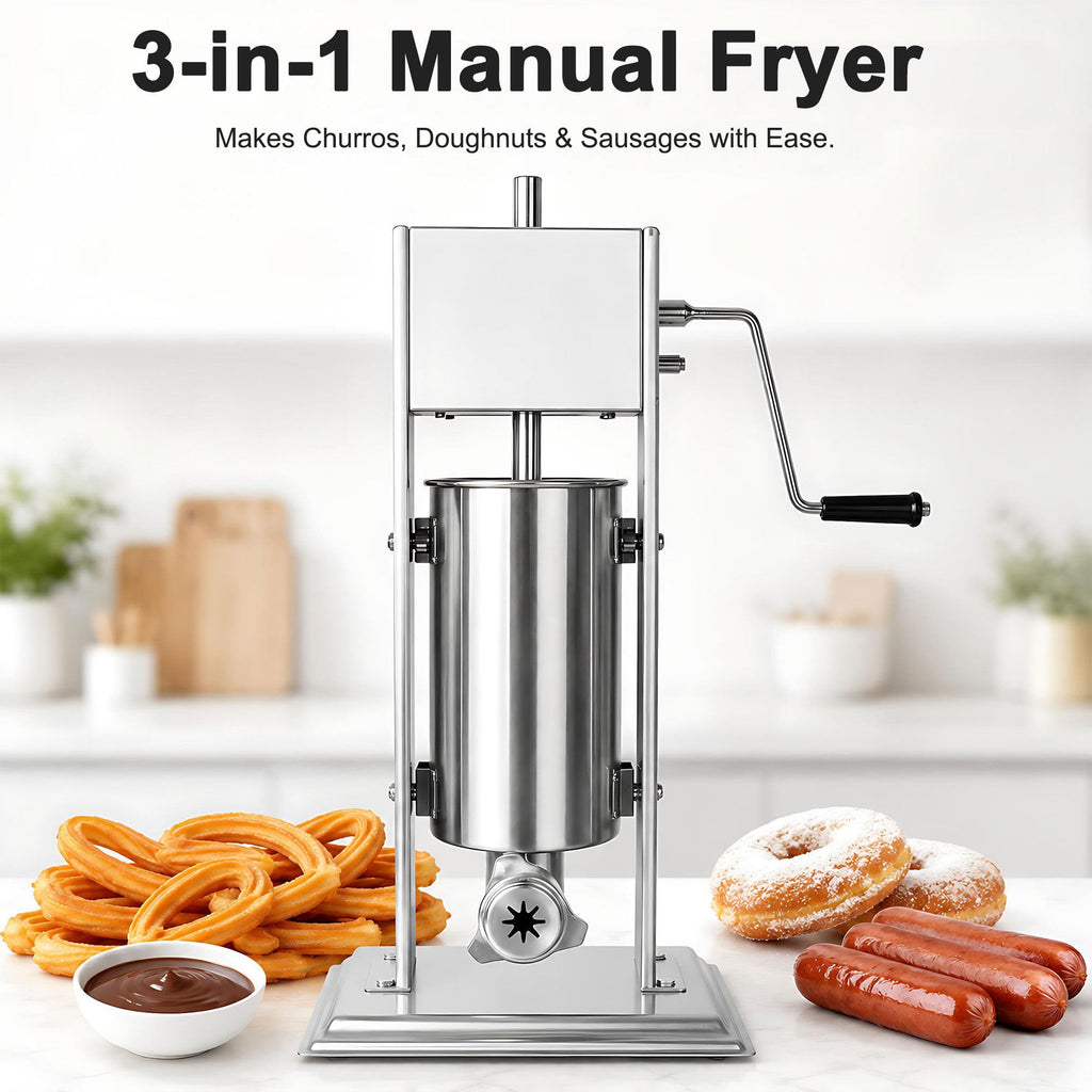 Stainless Steel Vertical Sausage Filler & Churro Press F563