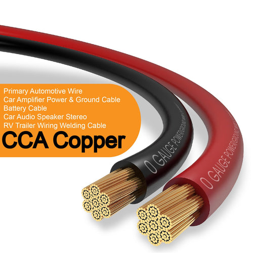 1/0 Gauge Battery Cable with Lugs C45252