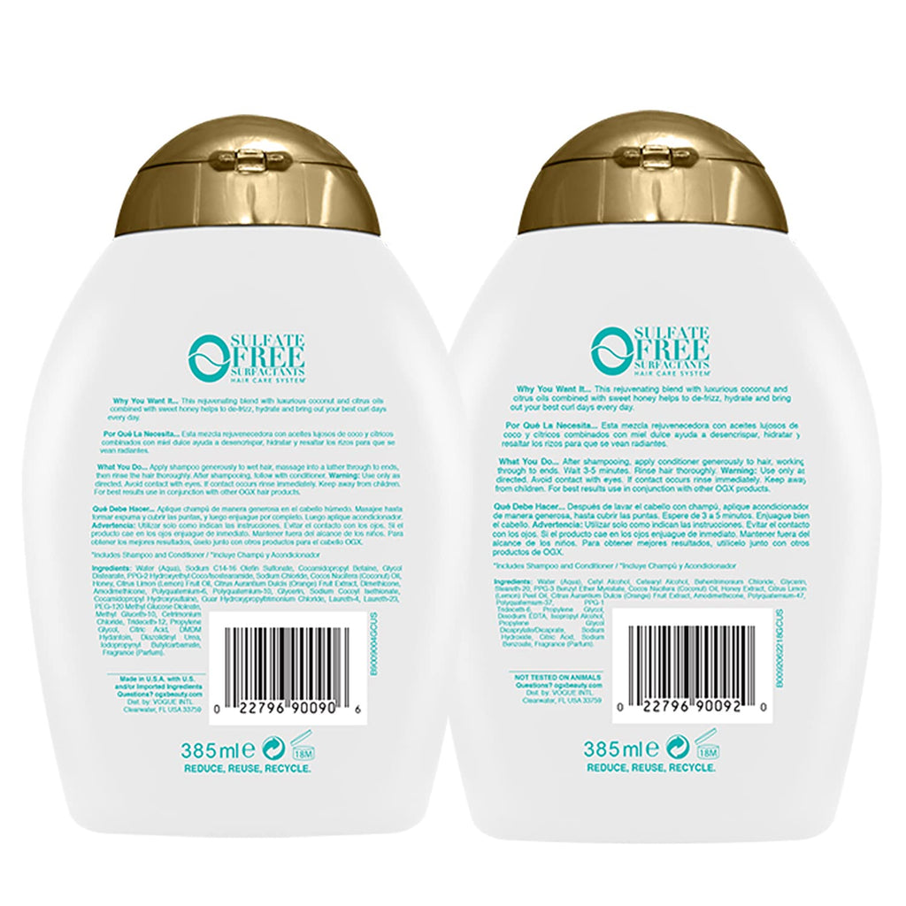 Coconut Curls Shampoo & Conditioner G2246