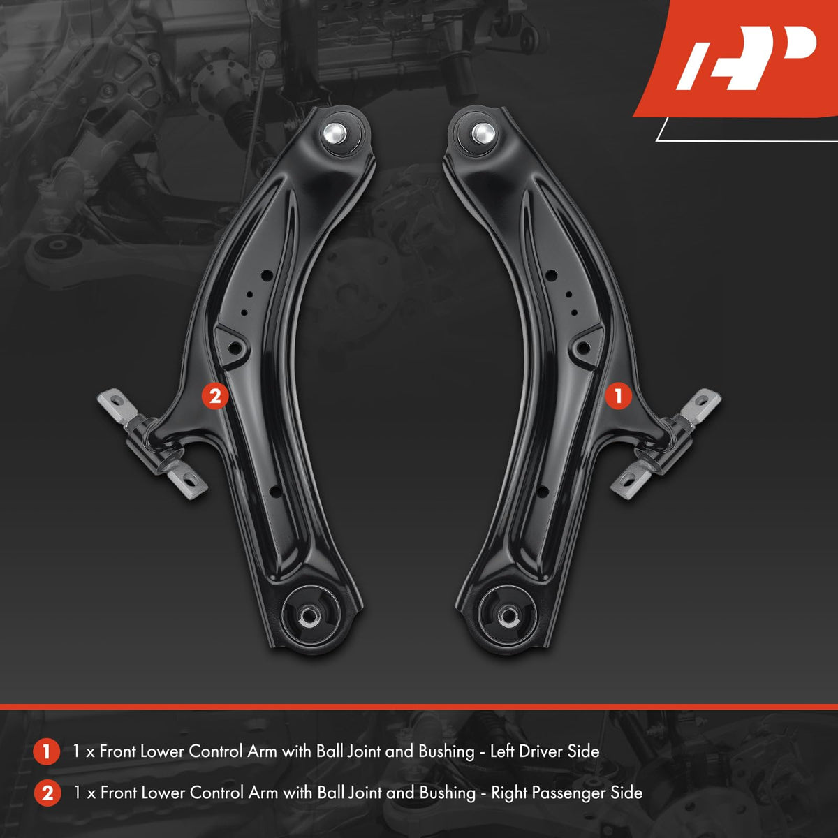 Front Lower Control Arm with Ball Joint & Bushing B428