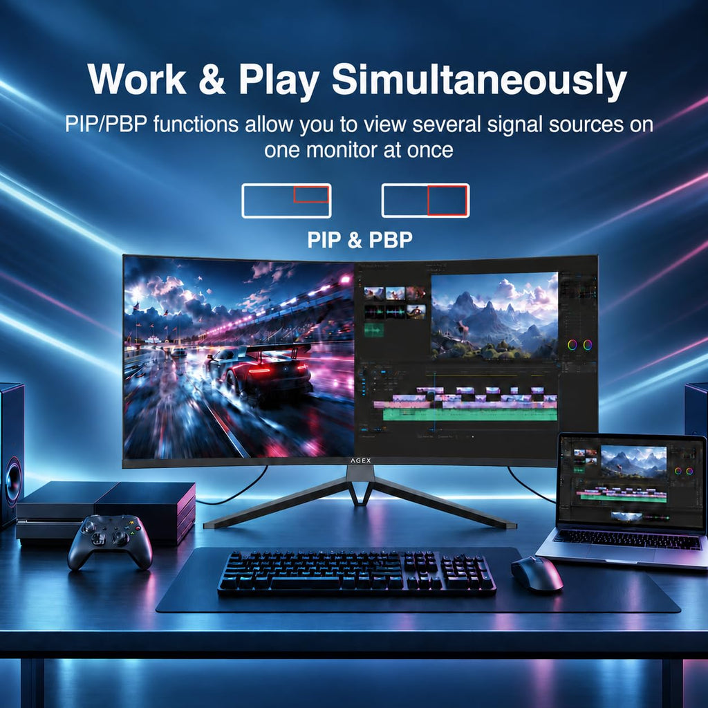 34 Inch WQHD 2K Ultrawide Curved Gaming Monitor 240Hz C5916