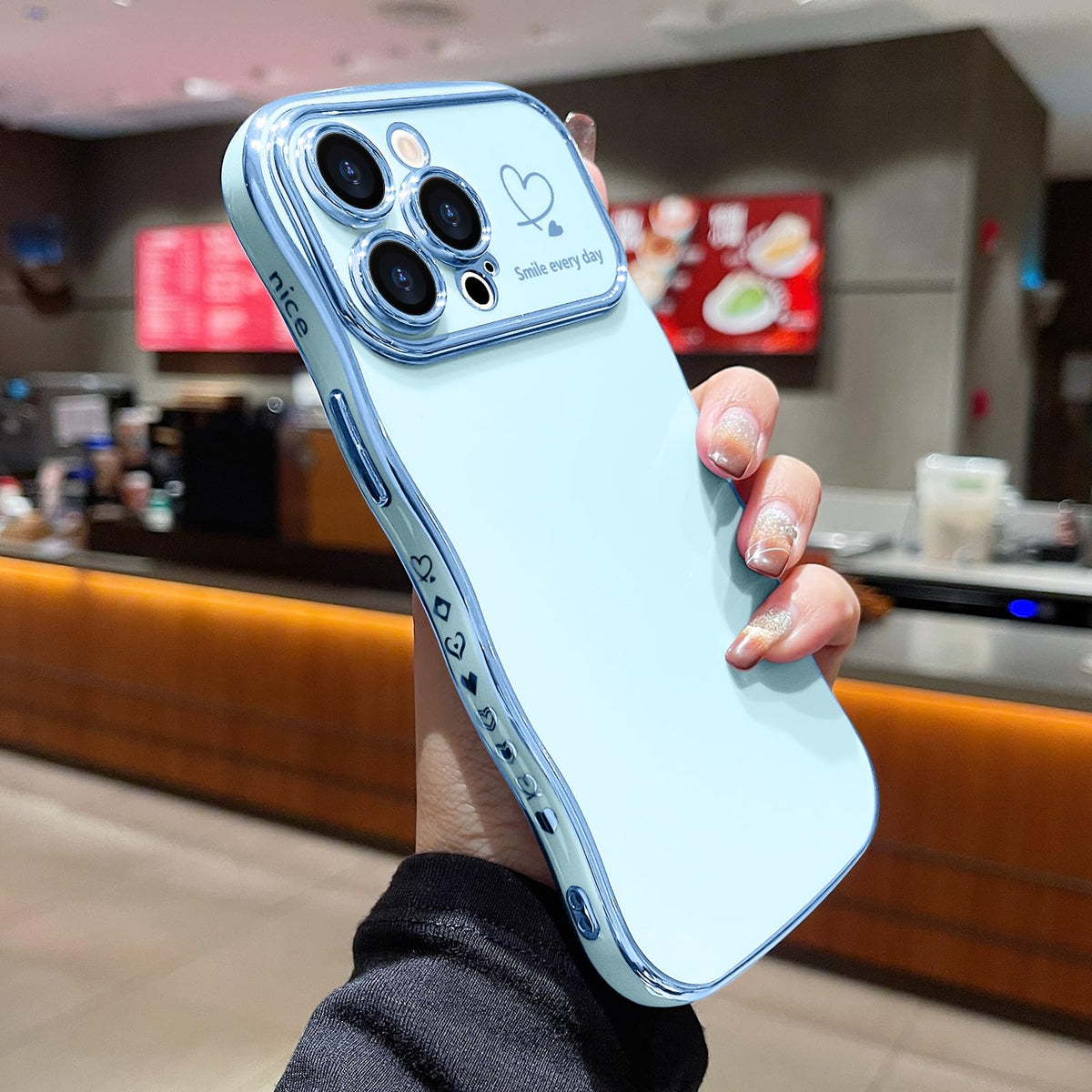 iPhone 13 Pro Max Case Baby Blue L227