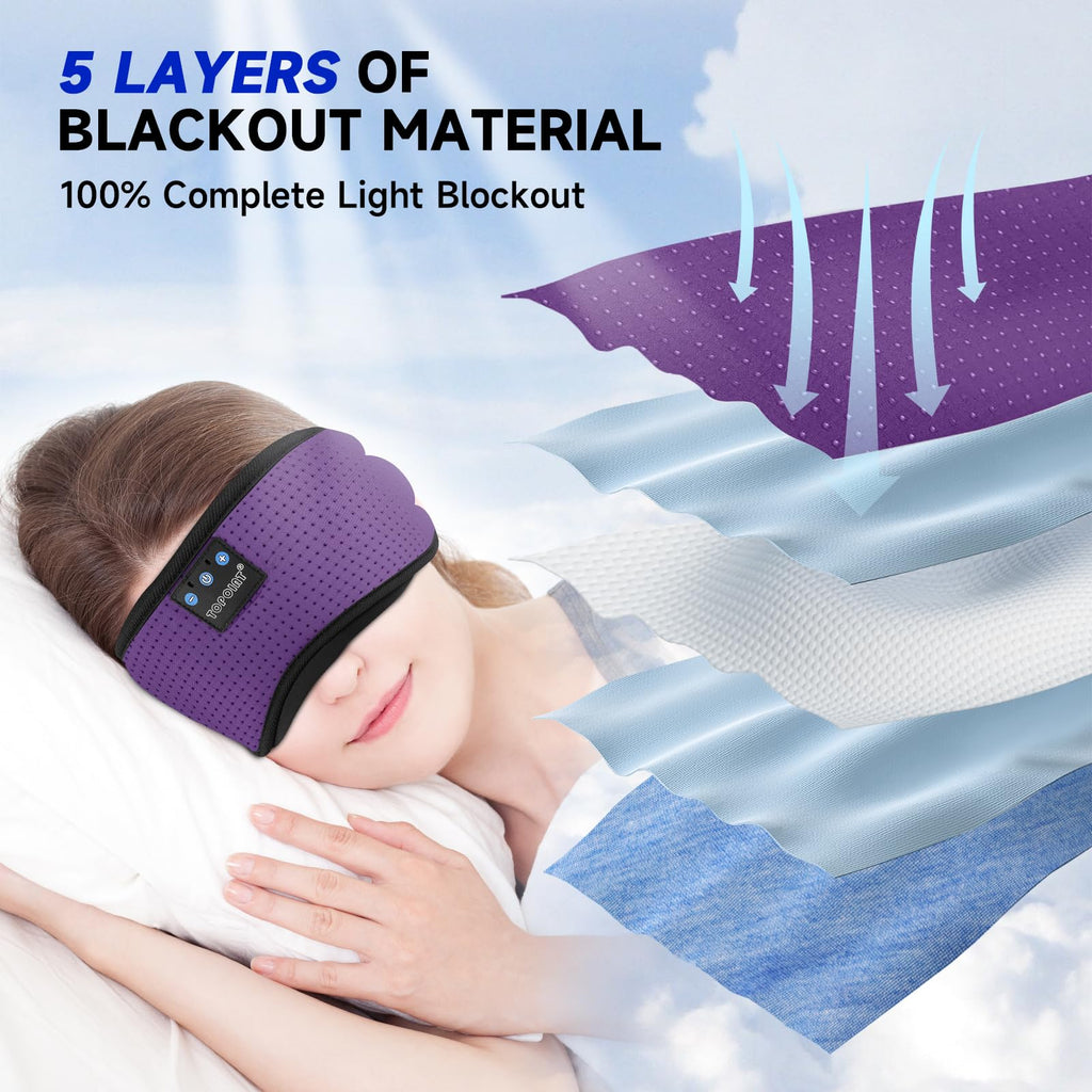 Silk Bluetooth Sleep Mask with Headphones G88328