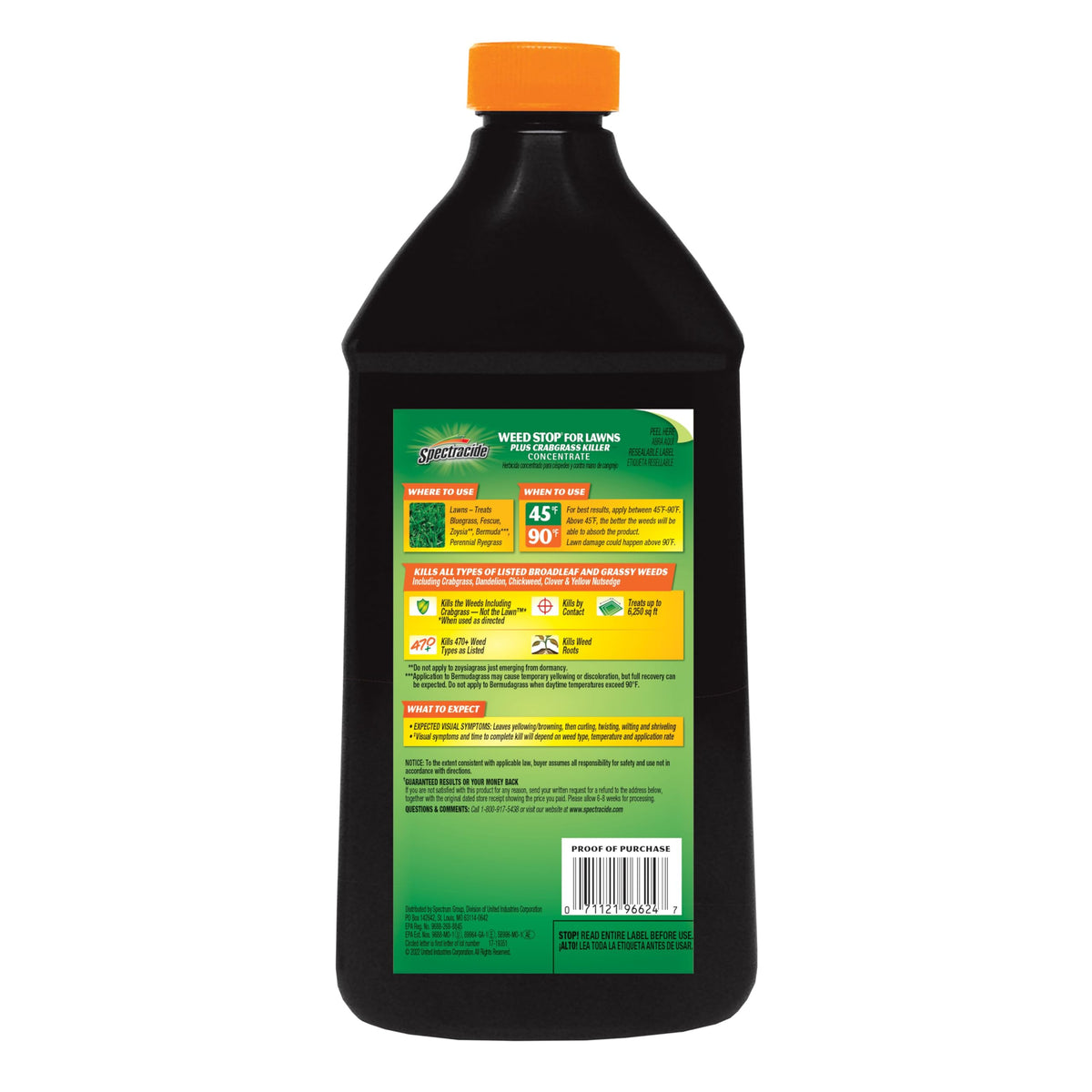 Weed and Crabgrass Killer Concentrate 40 Oz T1168