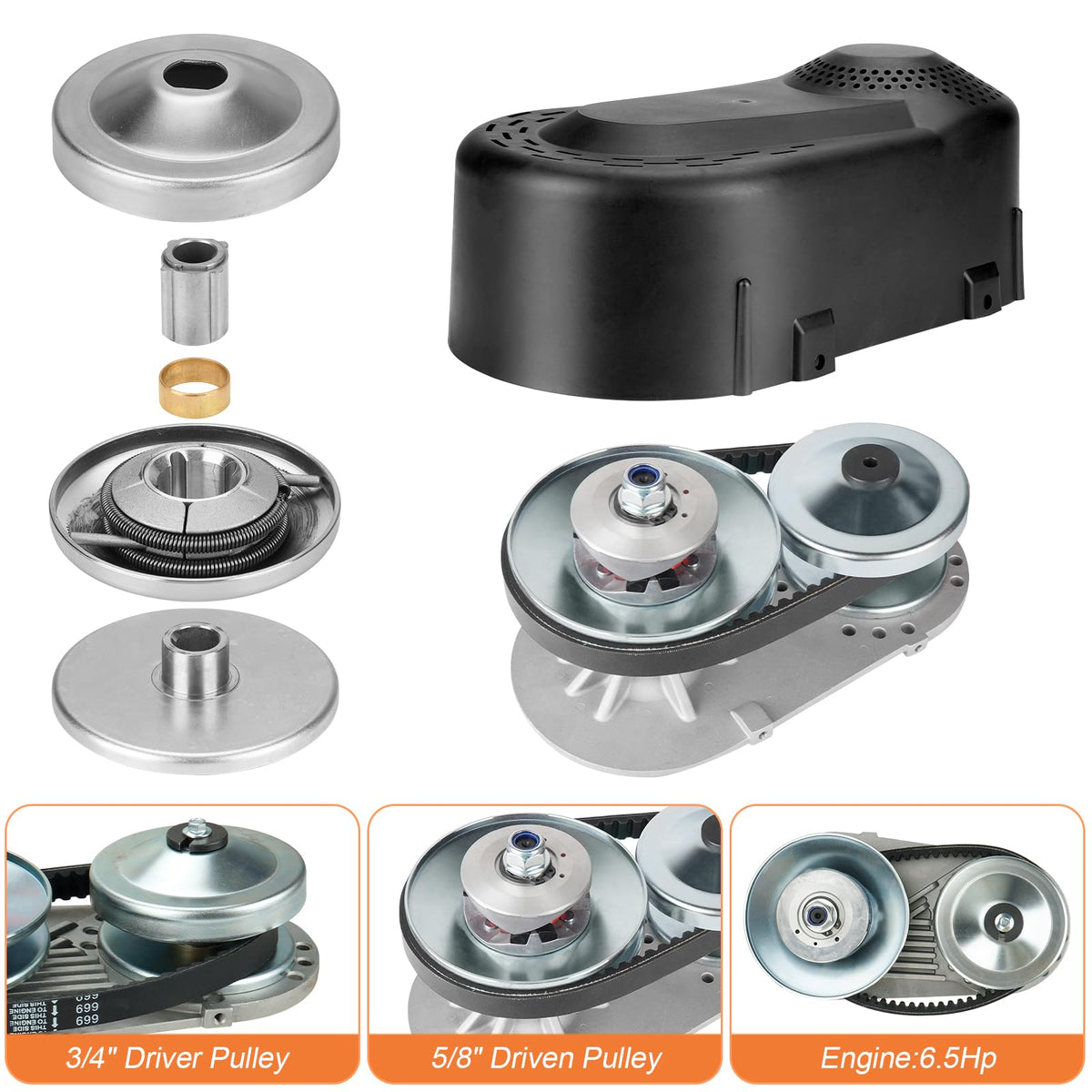 Torque Converter for 212cc Engine 3/4" Clutch R307