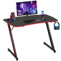 39" Red Z-Shaped Gaming Table T369