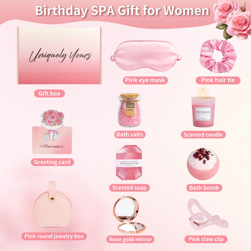 Pink Self-Care Spa Kit S95629
