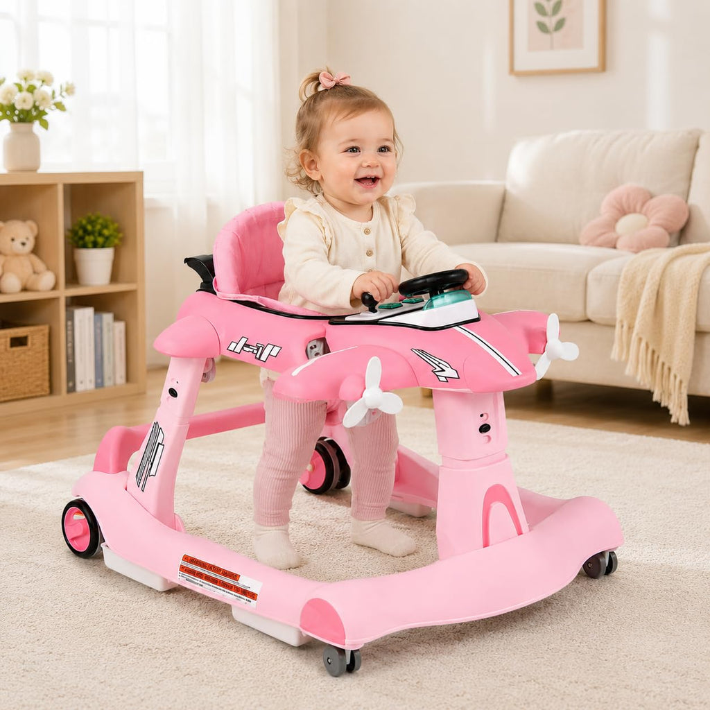 6 in 1 Foldable Baby Walker with Wheels I875353