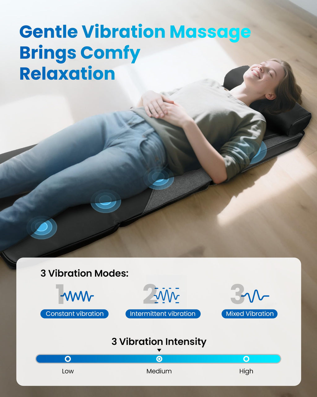 Full Body Massage Mat with Heat K8170