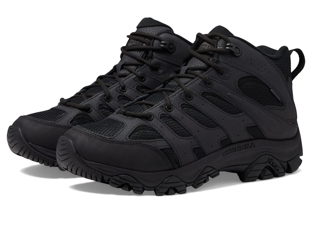 Waterproof Coated Leather & Mesh Mid Boots M919060